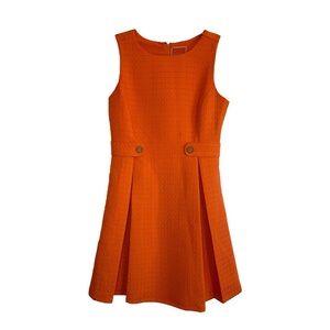 Modcloth So 60s Retro Style Orange Dress